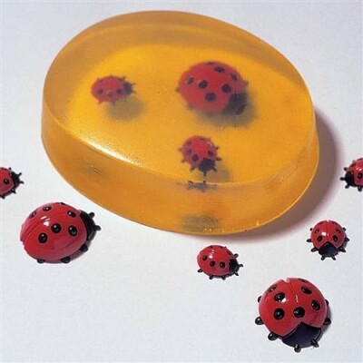 Inclusions Coccinelles pour Savon